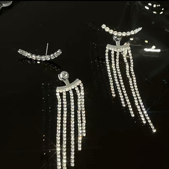 Mix & Match 2 for $15 Zircon boho-chic cascading chandelier earrings - Picture 2 of 3